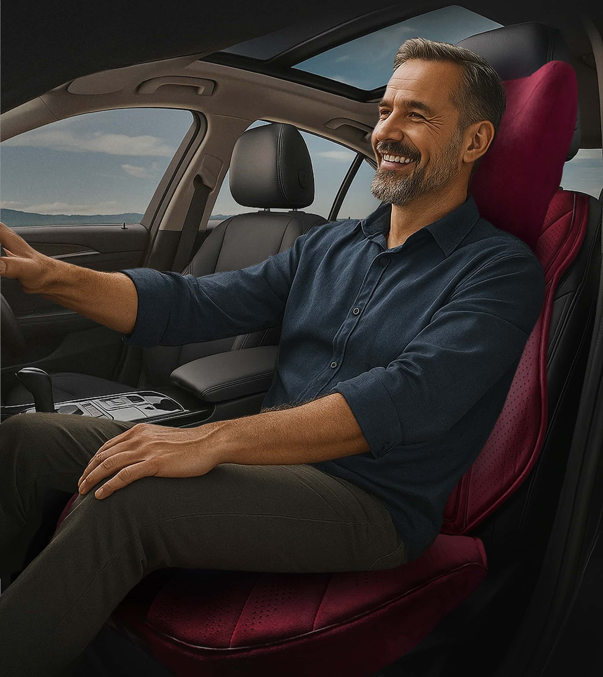 Comfort Drive - Housse de Siège Premium en Alcantara Respirant