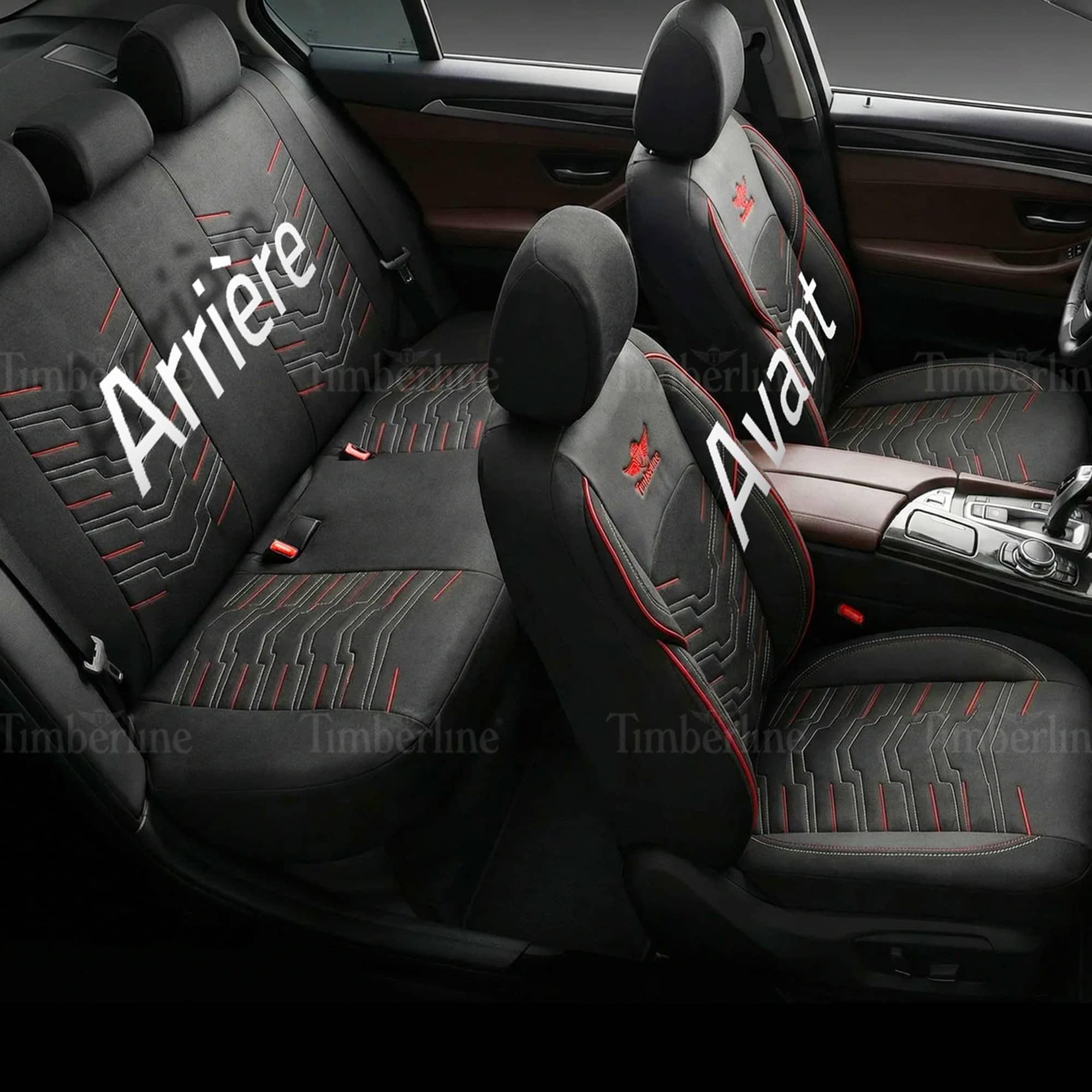 Housses de Siège Panathera Series™ – Protection & Confort Premium Avant + Arrière