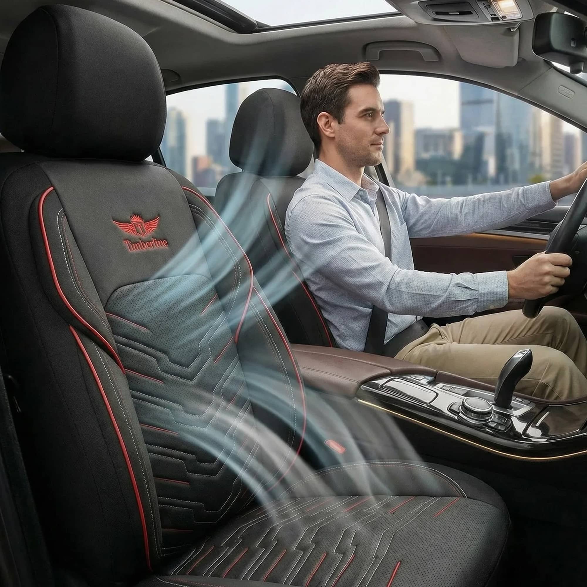 Housses de Siège Panathera Series™ – Protection & Confort Premium Avant + Arrière