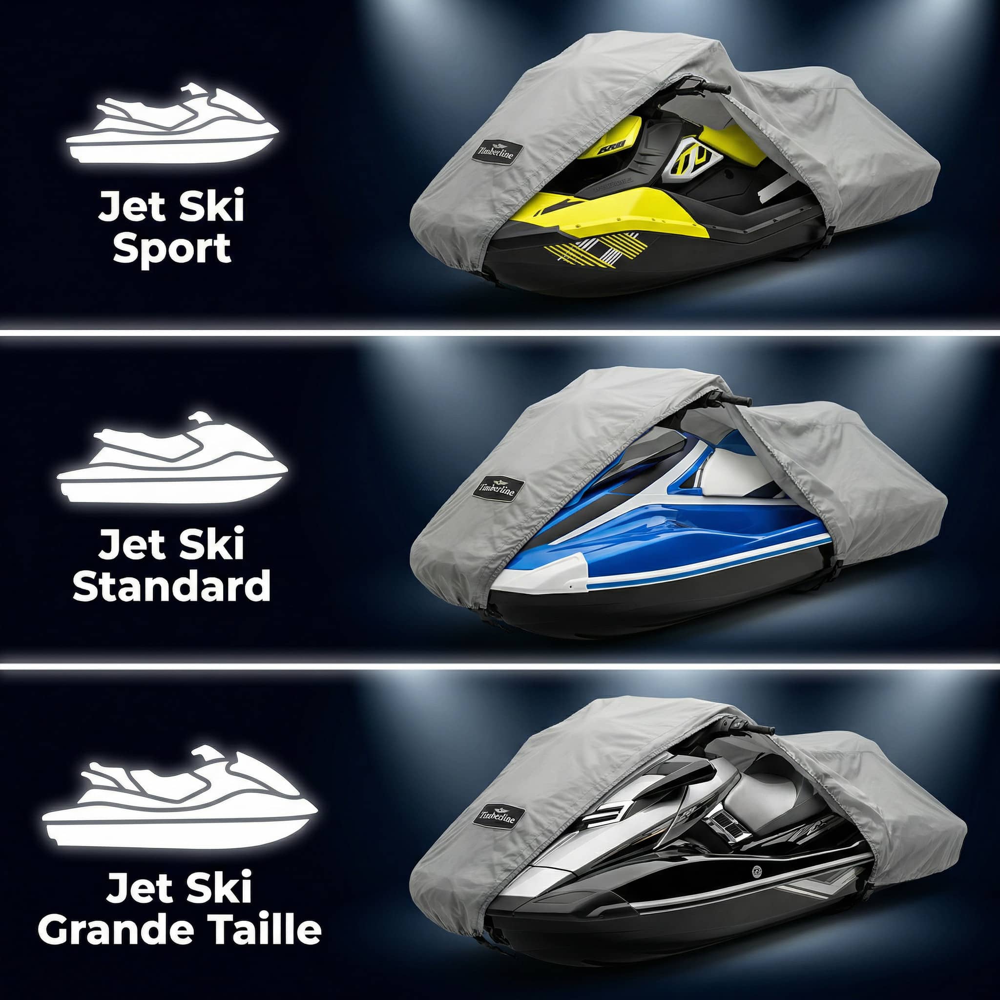 Housse Jet Ski X-TREME Protect™ – Protection Marine 3 Couches Haute Résistance