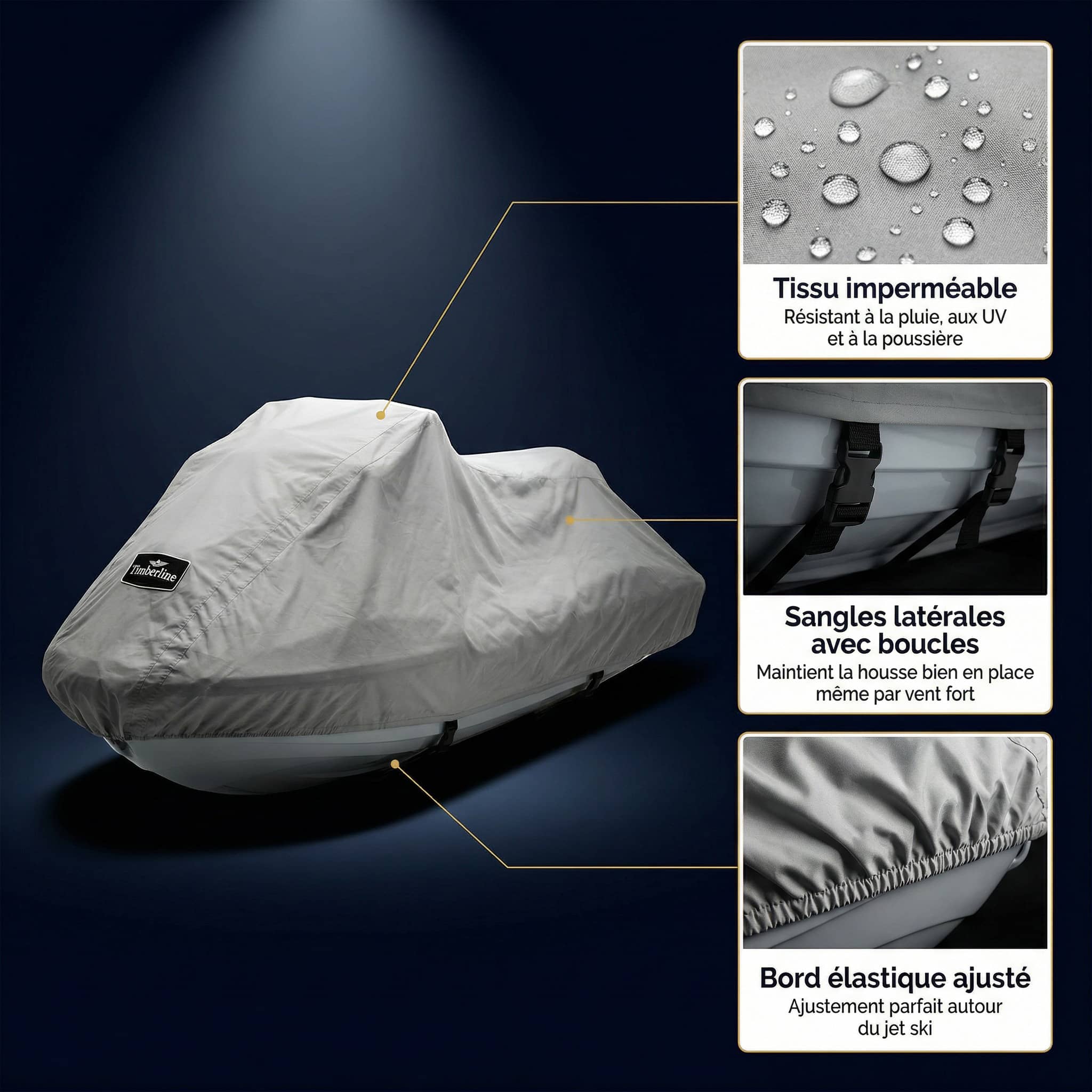 Housse Jet Ski X-TREME Protect™ – Protection Marine 3 Couches Haute Résistance