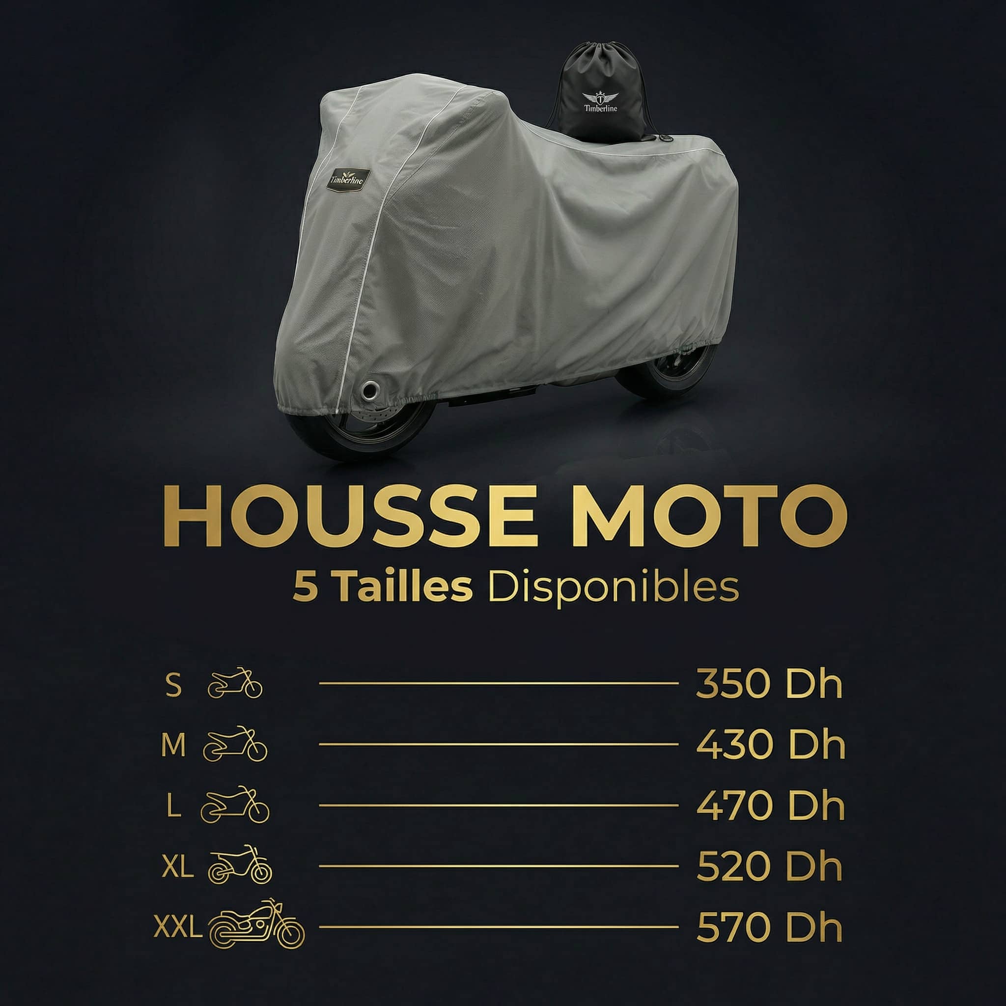 Housse Moto X-TREME Protect™ – Protection Totte Saison Haute Résistance