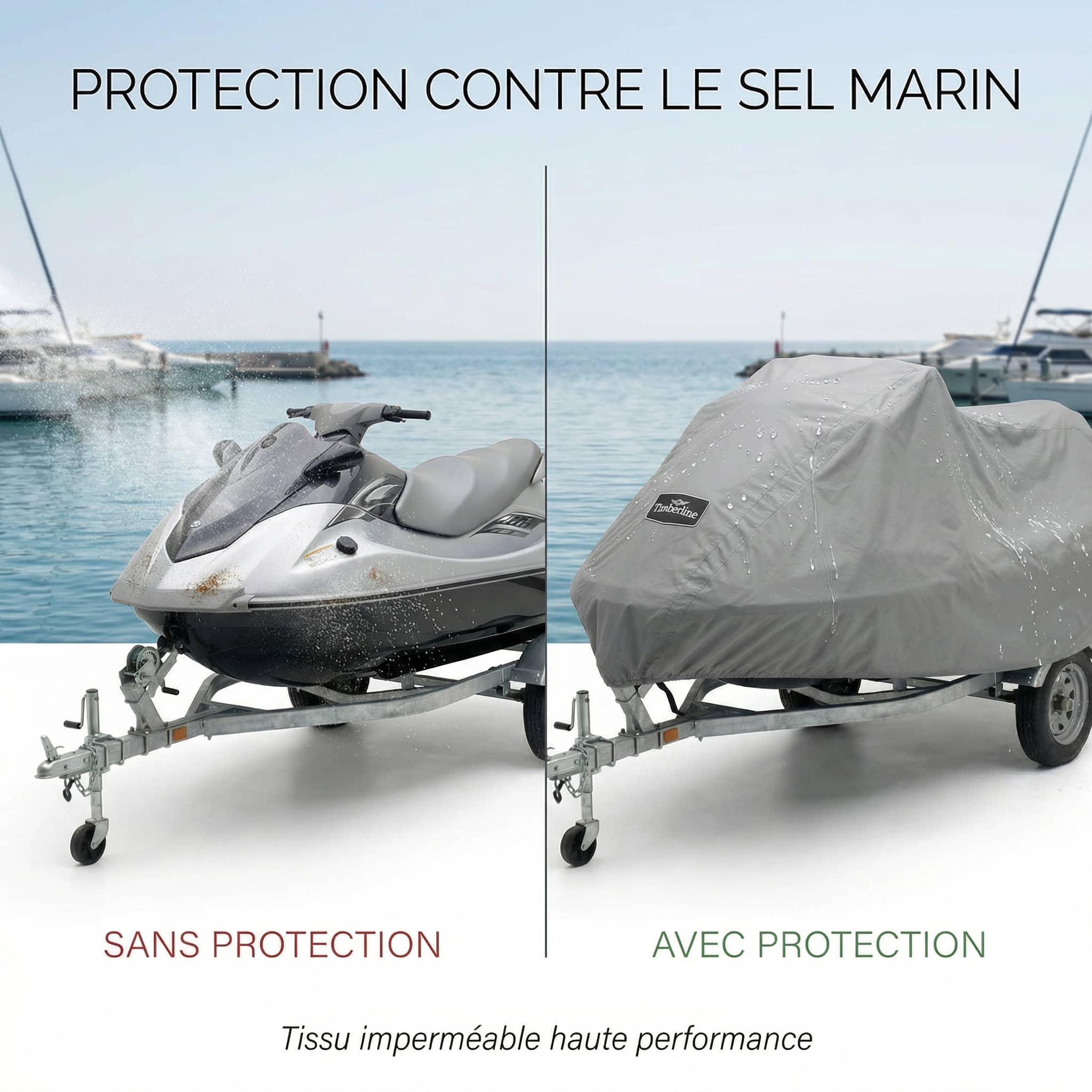 Housse Jet Ski X-TREME Protect™ – Protection Marine 3 Couches Haute Résistance