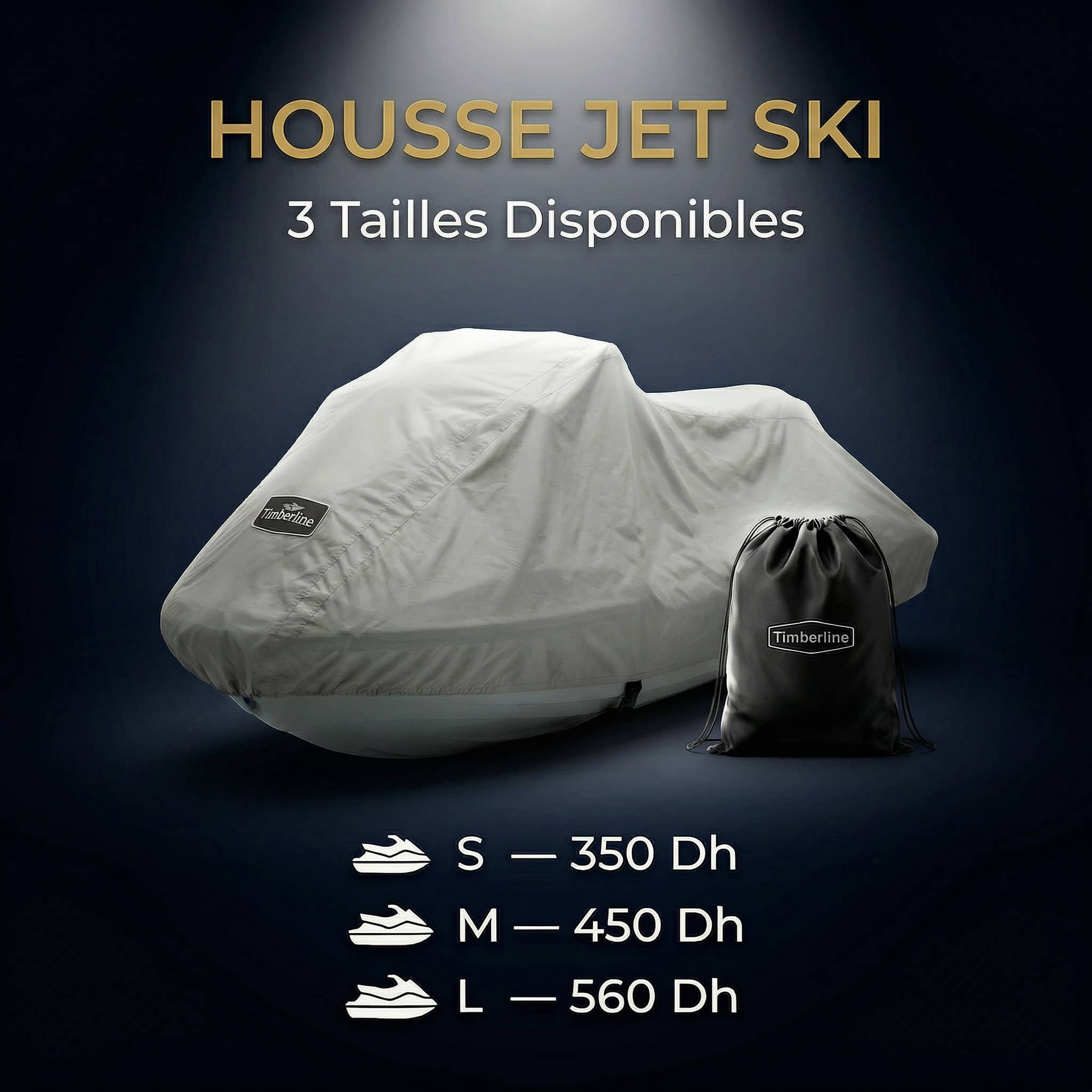 Housse Jet Ski X-TREME Protect™ – Protection Marine 3 Couches Haute Résistance