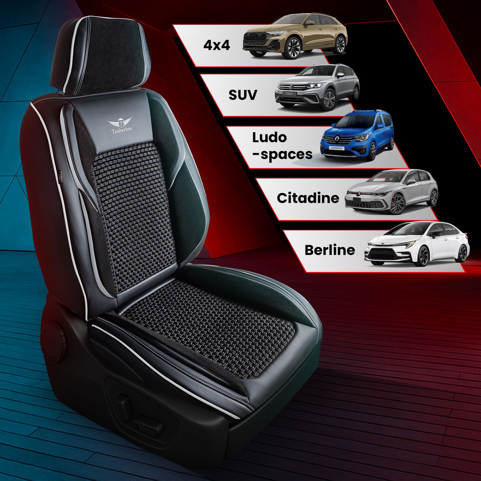 Timberline Cobra Series Noire et Gris