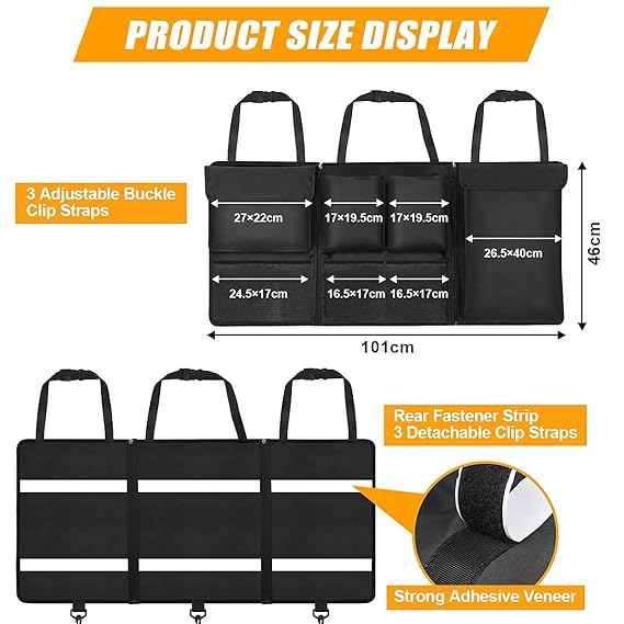 Organisateur Coffre Voiture Dacia Sandero Stepway 3 Extreme - Sac Rangement Pliable Imperméable