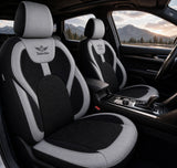 Housses De Siège Kodiak Series™ – Alcantara Perforée, Cuir & Tissu Jacquard Respirant
