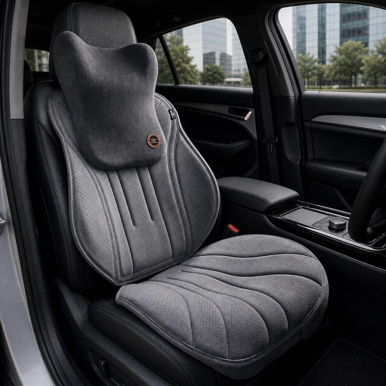 Comfort Drive - Housse de Siège Premium en Alcantara Respirant