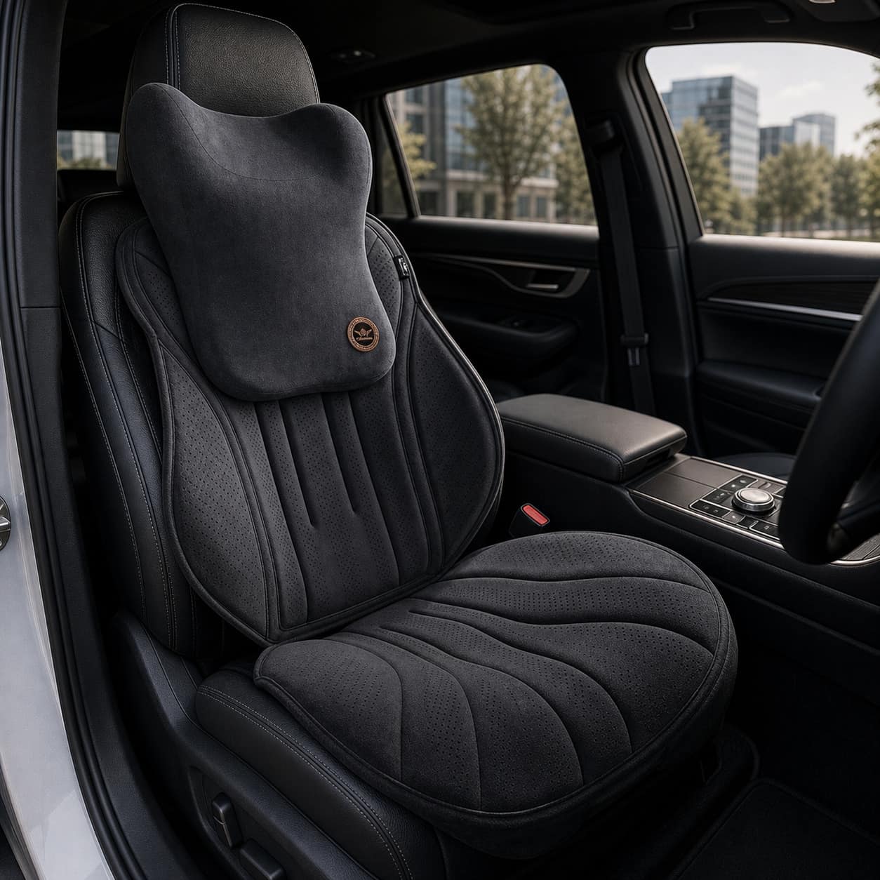Comfort Drive - Housse de Siège Premium en Alcantara Respirant