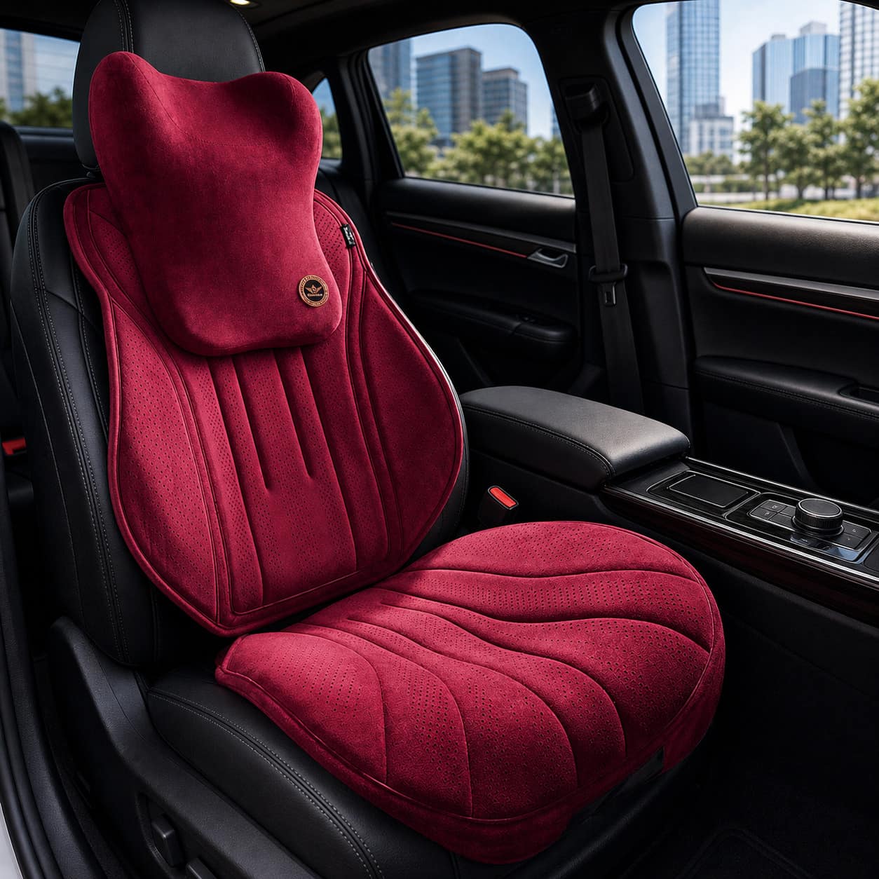 Comfort Drive - Housse de Siège Premium en Alcantara Respirant