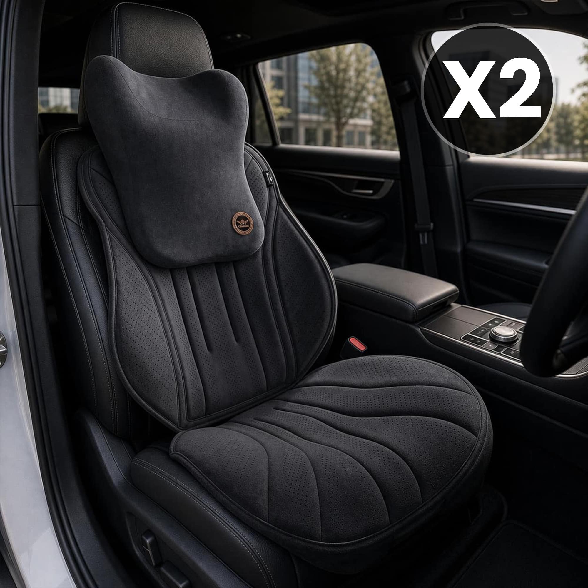 Comfort Drive - Housse de Siège Premium en Alcantara Respirant