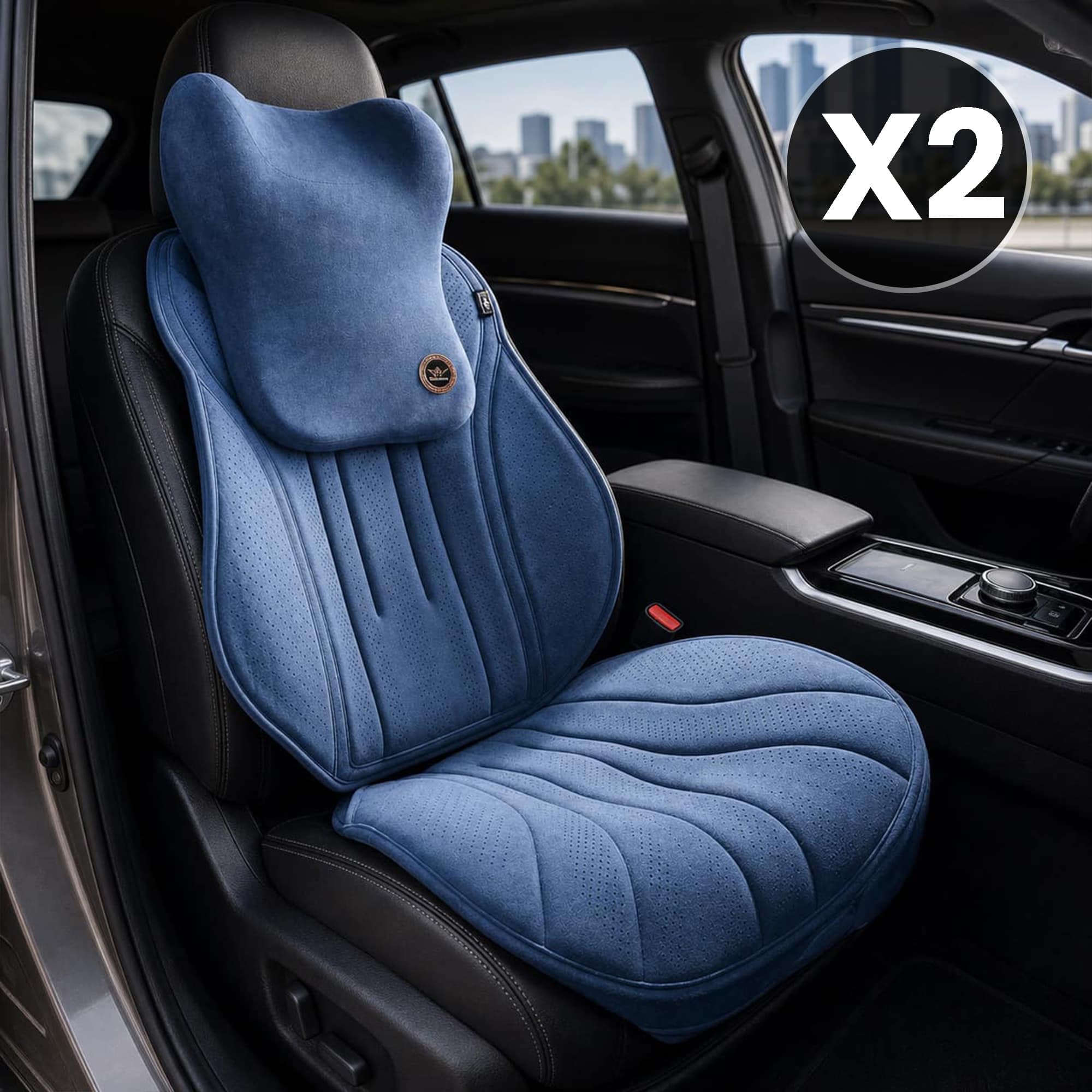 Comfort Drive - Housse de Siège Premium en Alcantara Respirant