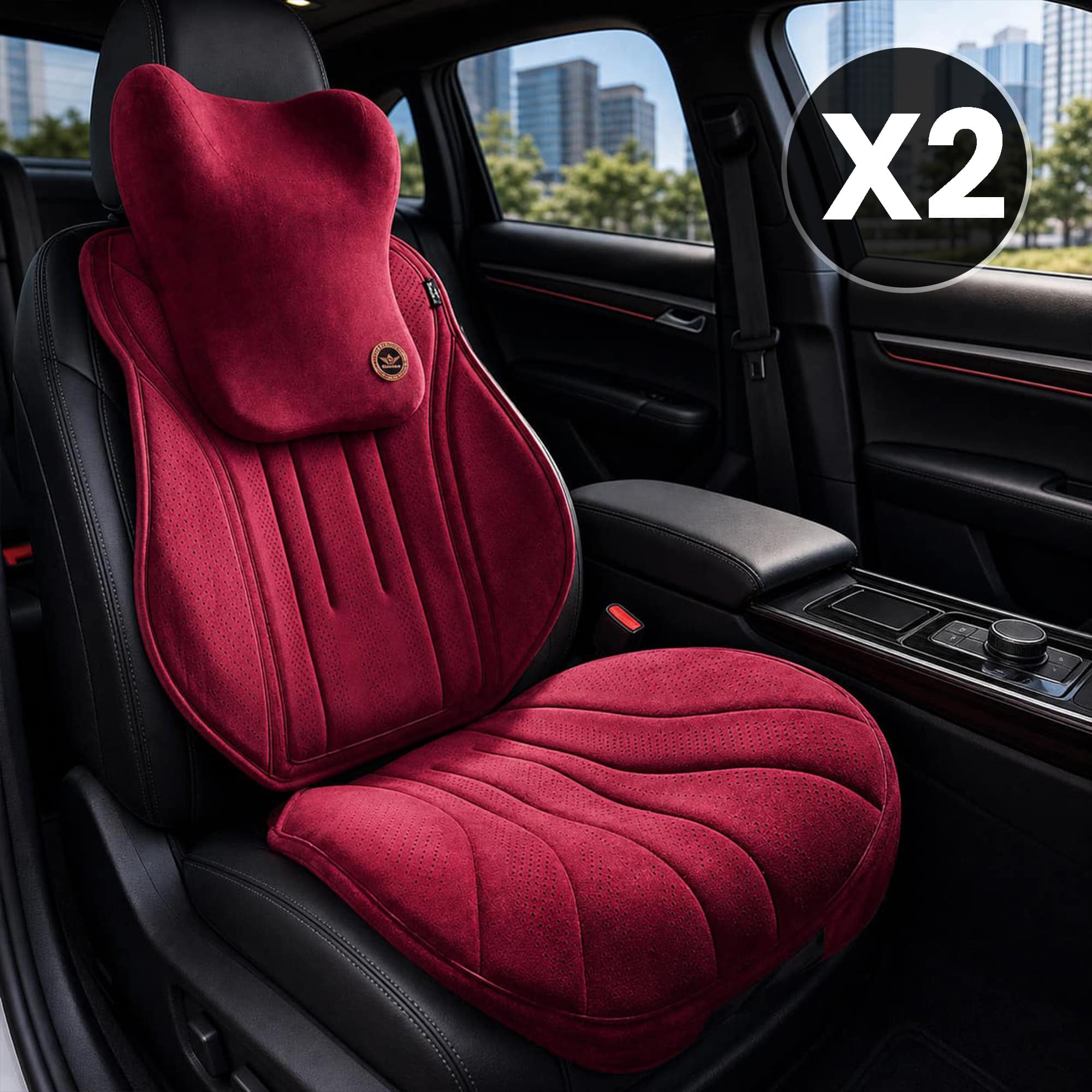 Comfort Drive - Housse de Siège Premium en Alcantara Respirant
