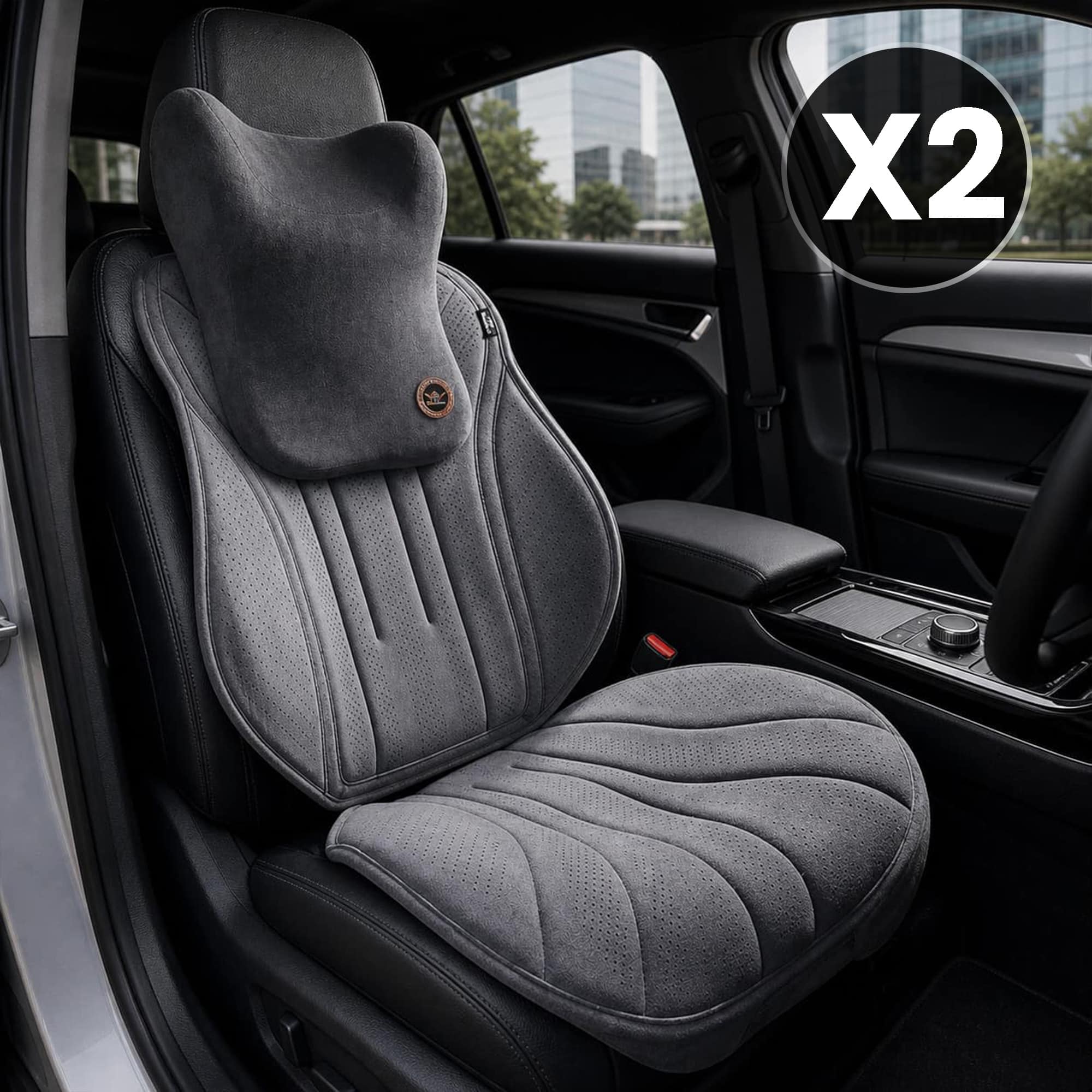 Comfort Drive - Housse de Siège Premium en Alcantara Respirant