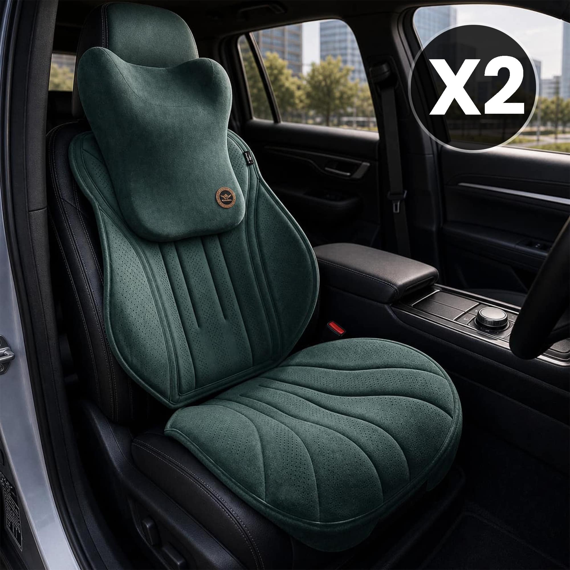 Comfort Drive - Housse de Siège Premium en Alcantara Respirant