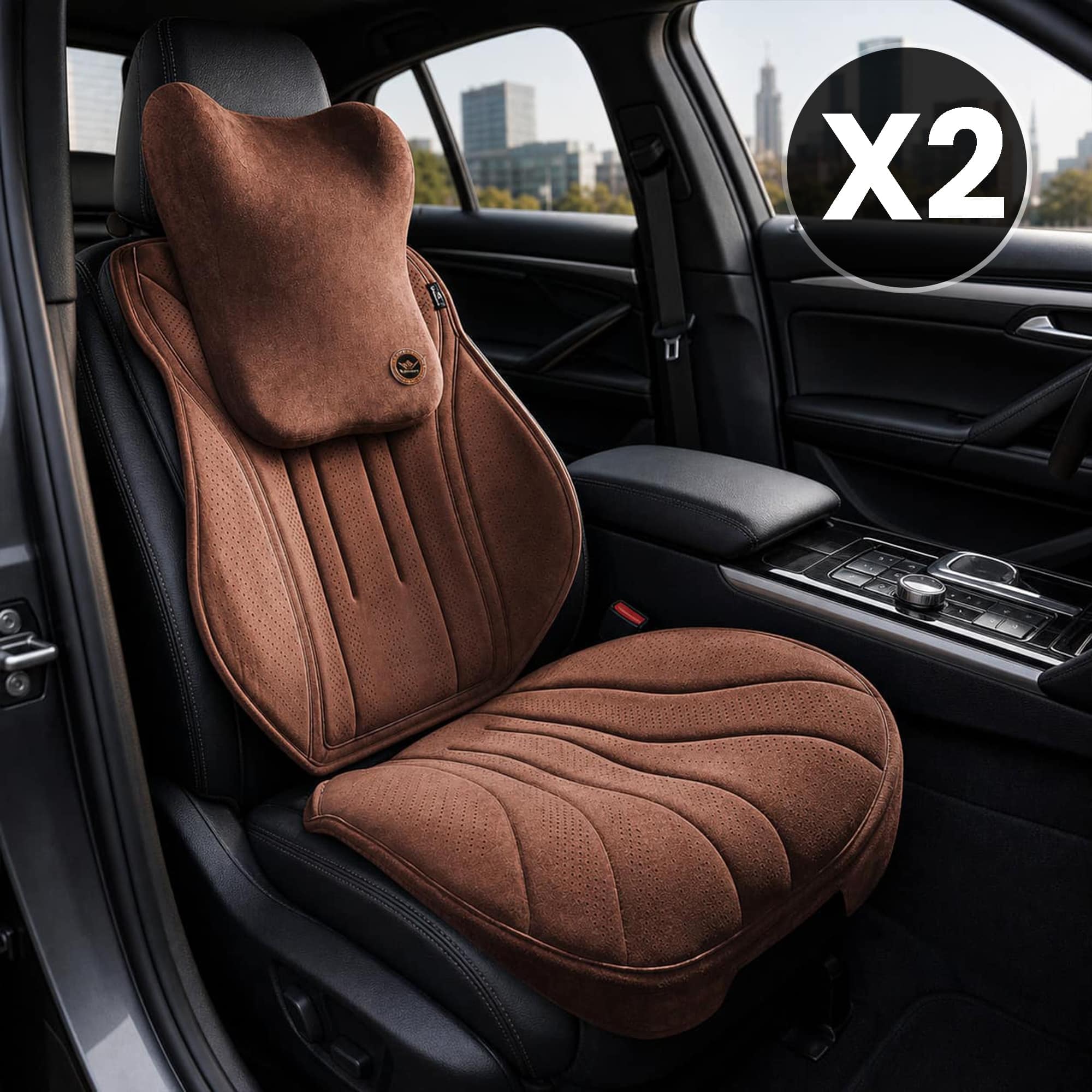 Comfort Drive - Housse de Siège Premium en Alcantara Respirant